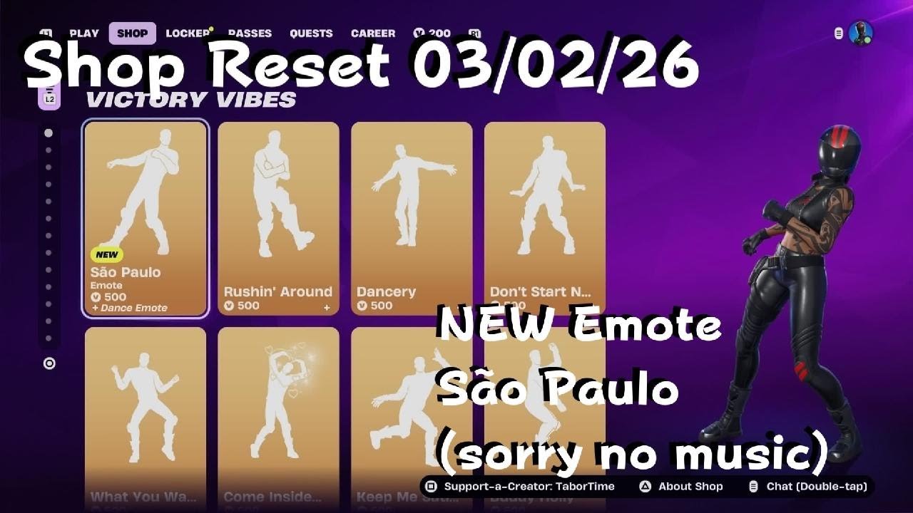NEW Emote, São Paulo, Is In The #Fortnite Shop