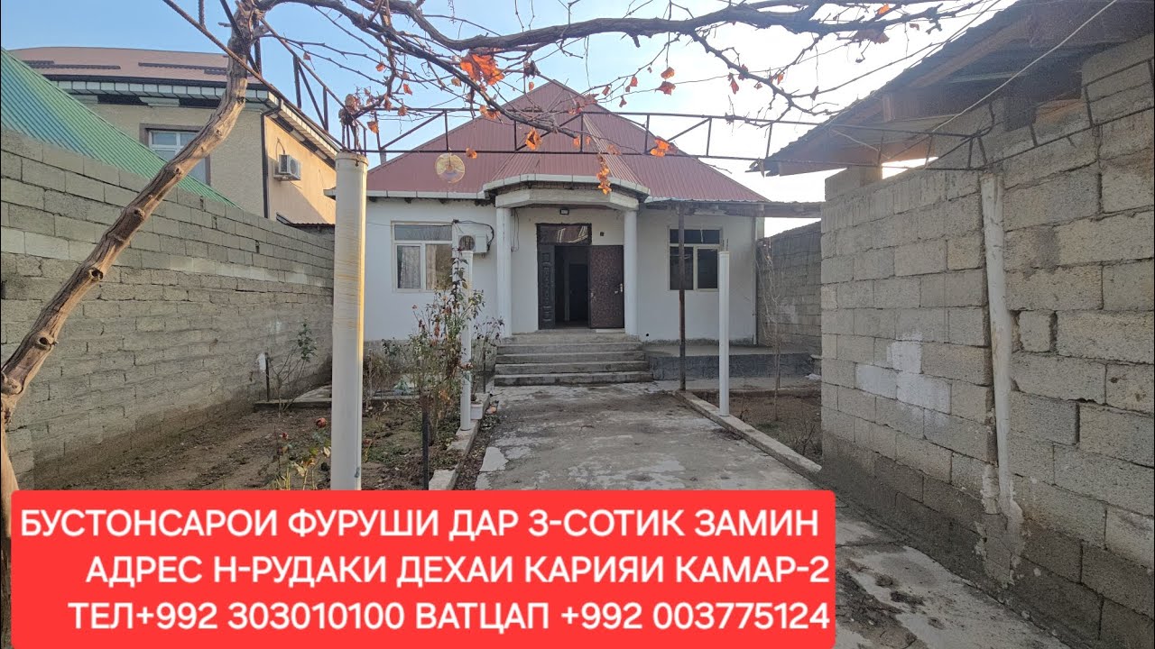 Н-РУДАКИ БУСТОН САРОИ ФУРУШИ ЧИСЛОИ 30,01,2026,СОЛ.
