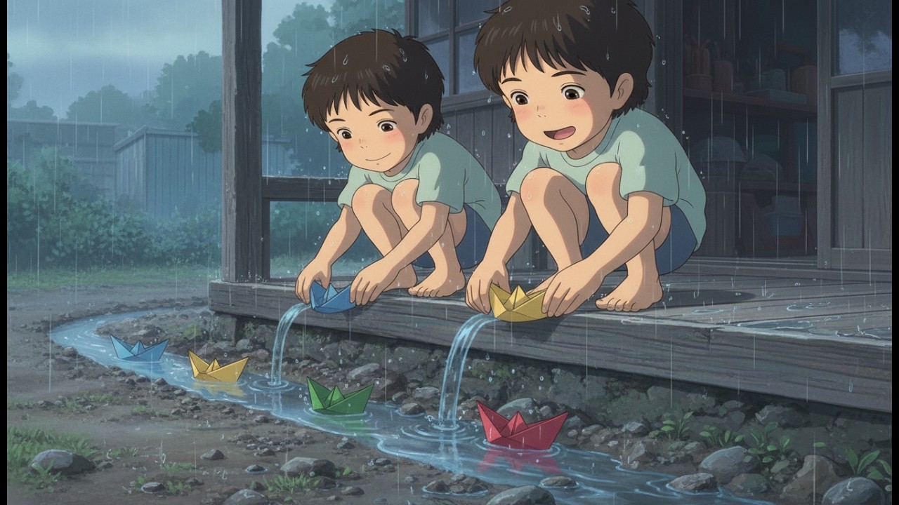 Peaceful Family Life in the Bangladesh Rain | Ghibli Silent Days