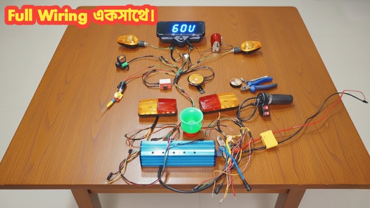 EasyBike Full Wiring Connection | ইজিবাইকের পুরো ওয়ারিং একসাথে বুঝুন!