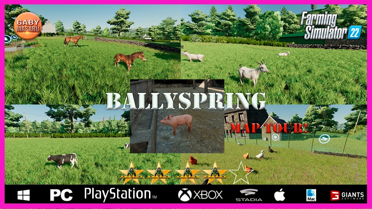FS22 || BALLYSPRING  || Nuevos mapas. PC/MAC en español.