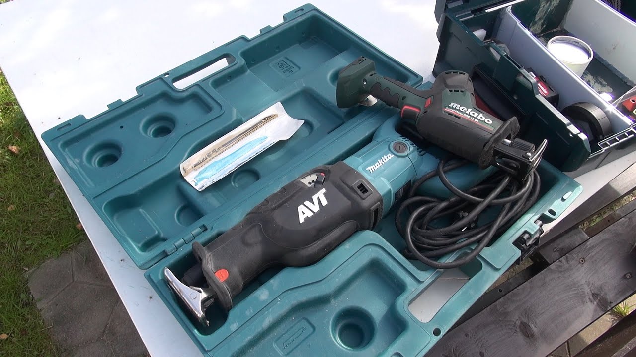 Сабельные инструменты разрушения - топчик от Makita JR 3070 CT и Metabo SSE 12 BL