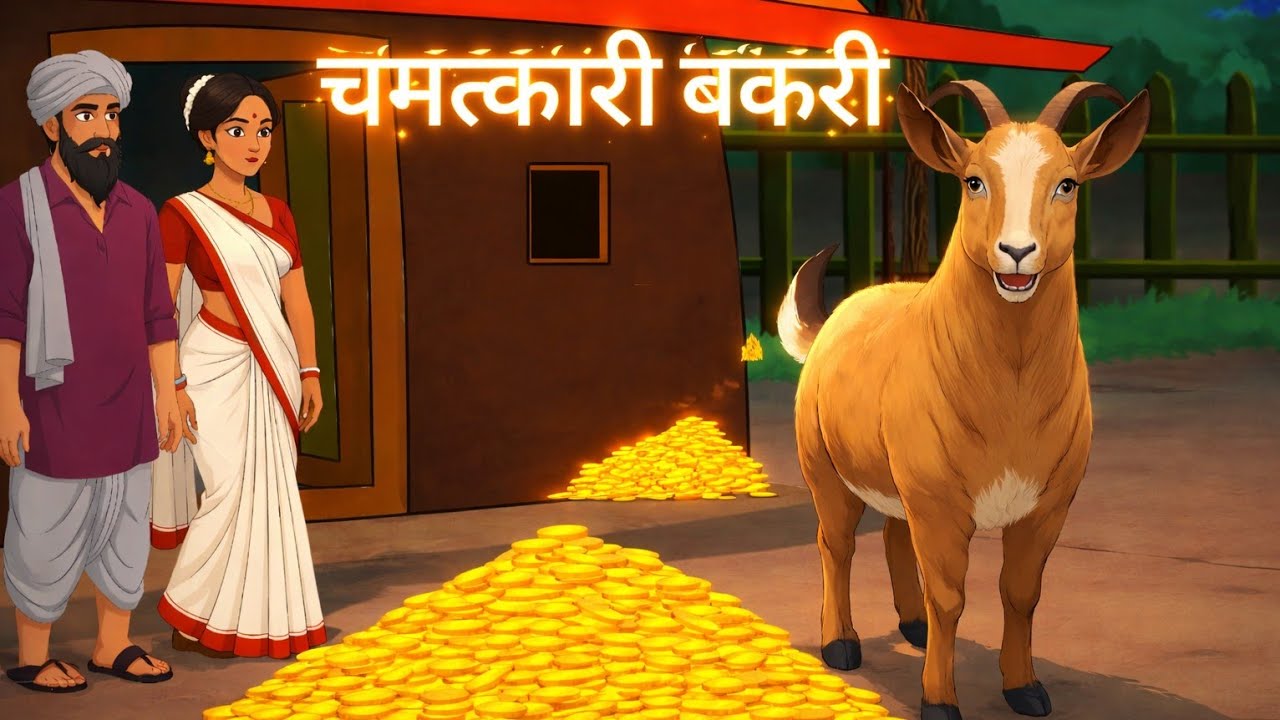 चमत्कारी बकरी || Chamatkaari bakri || Moral Story || Hindi Kahaniya || Cartoon Story || Tv Cartoon