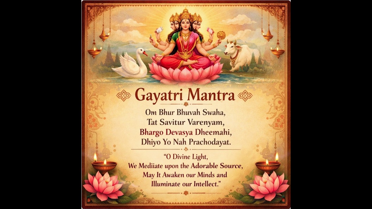 Gayatri Mantra -108 times
