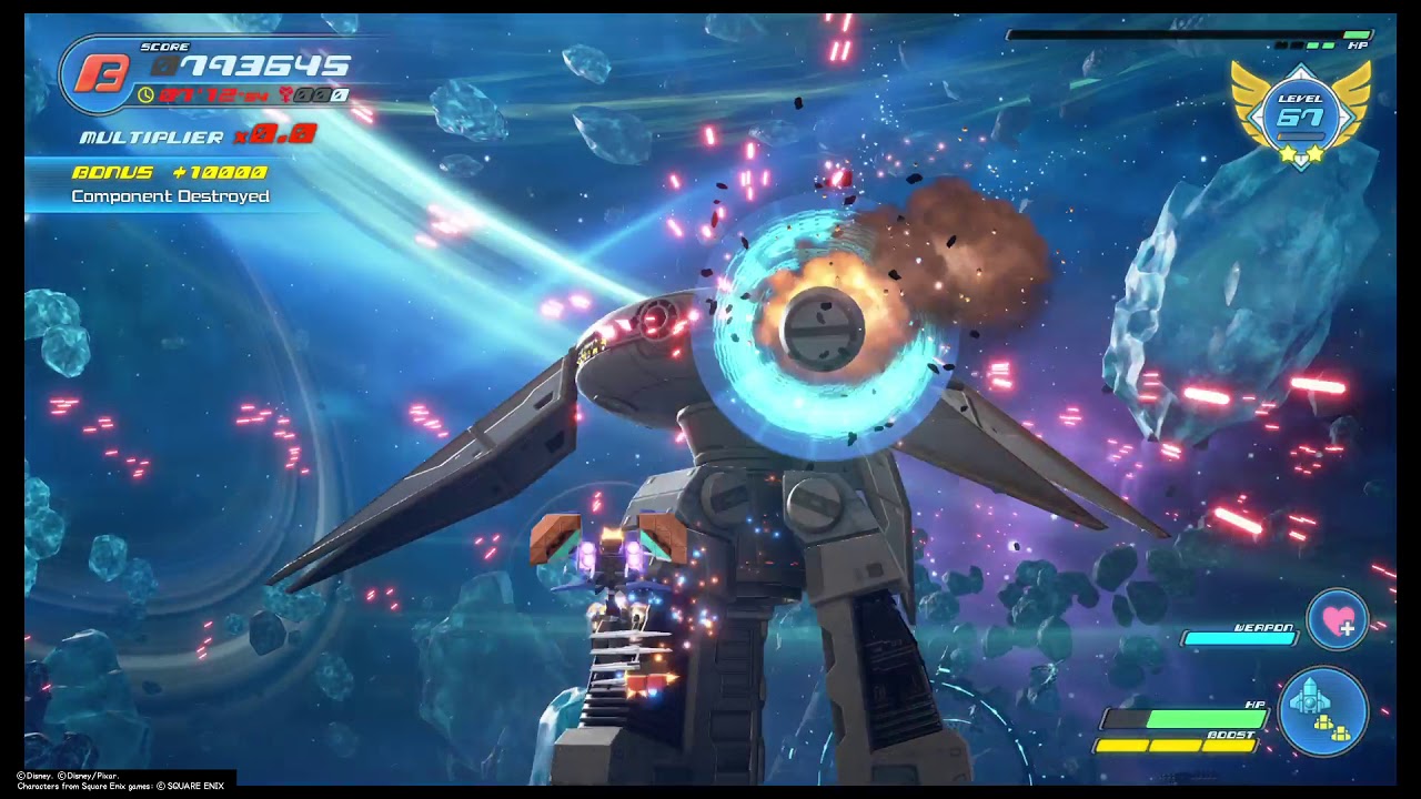 KINGDOM HEARTS 3 - Schwarzgeist Optional Boss A Rank