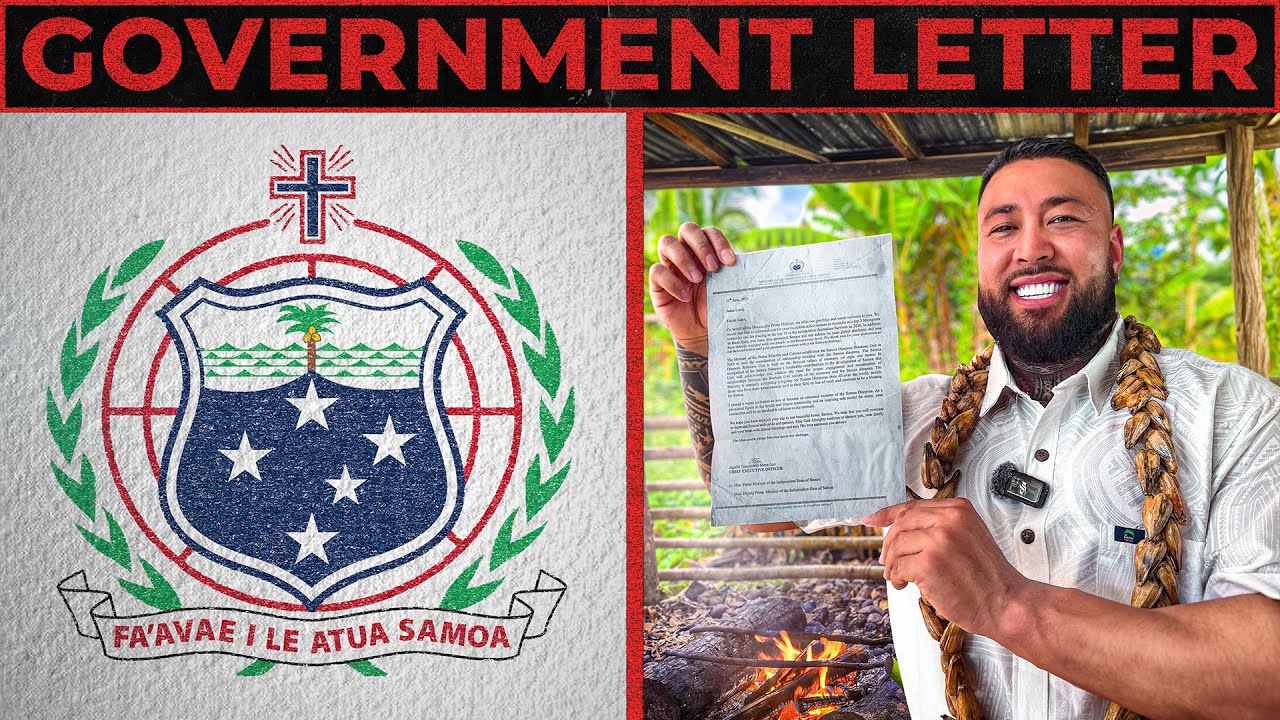 I GOT A LETTER FROM THE SAMOAN GOVERNMENT