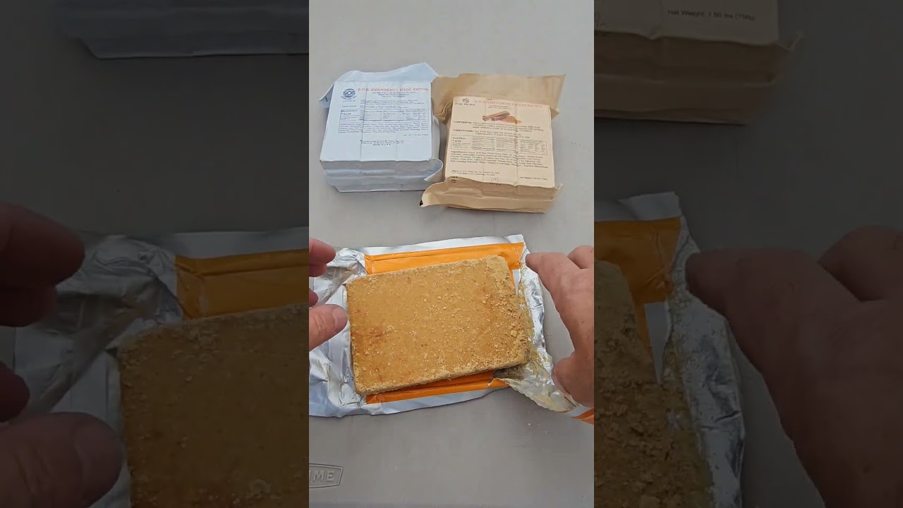 Emergency Ration Bars | What's inside? How do they taste? #emergencyprep #foodstorage #emergency