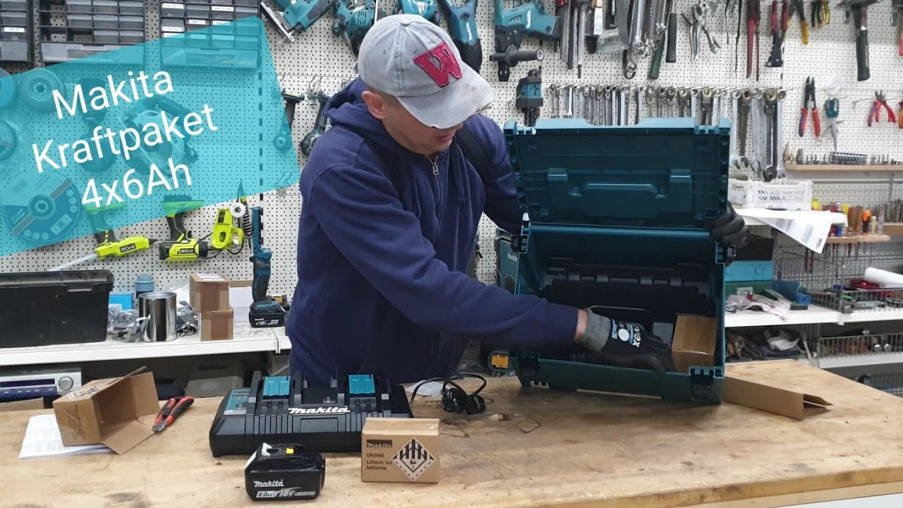 Makita Power-Source-Kit 4x 6Ah Akkus + DC18RD Schnellladegerät Produktvorstellung