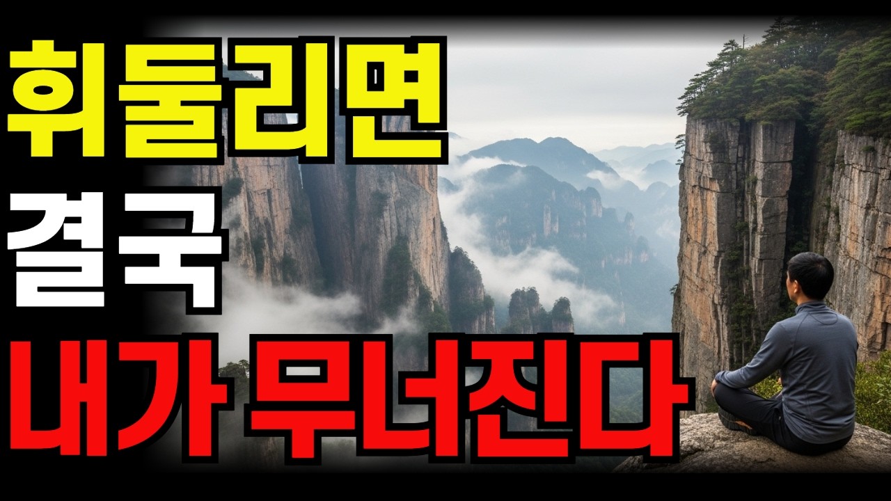 휘둘리지 마라 | 결국 모든 고통은 지나간다  #휘둘리지마라#마음다스리기#마음의평화#불교말씀#고통은지나간다#인생조언#불안극복#반응하지마라#자기통제#삶의지혜