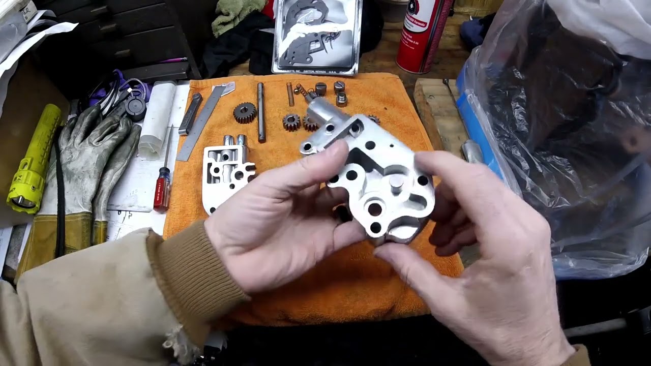 Ремонт масляного поддона и восстановление насоса Harley Pan Shovel Evo