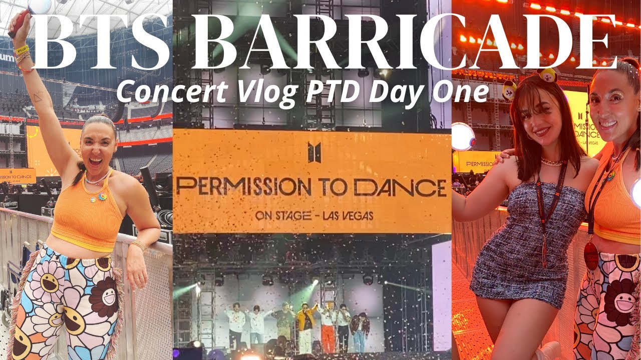 BTS Barricade | Concert Vlog PTD Vegas Day One