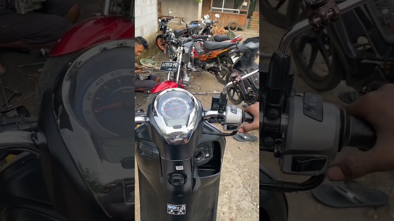 sistem keyless scoopy 2020#shorts