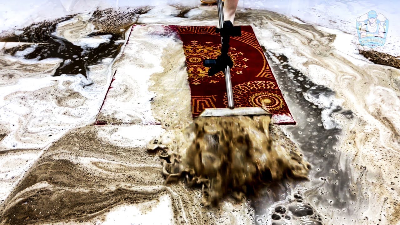 You Won’t Believe This Rug’s Transformation – ASMR Extreme Wash