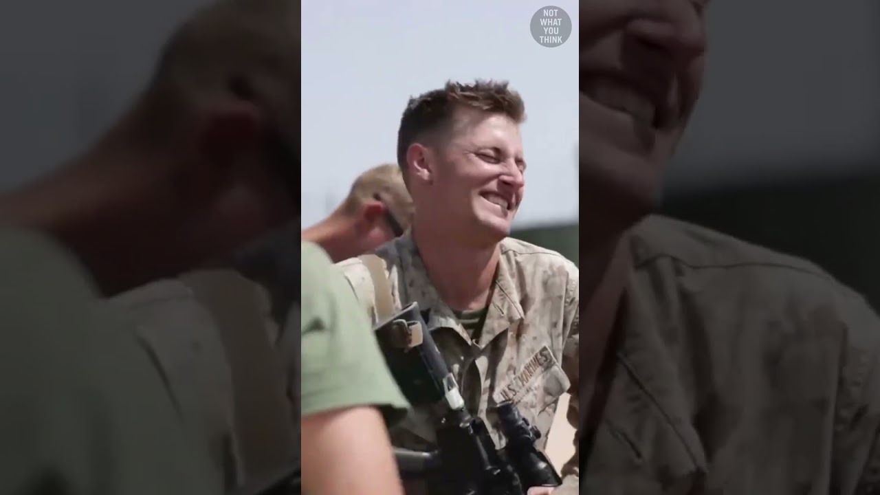 How Marines Tricked a Robot With a Cardboard #shorts