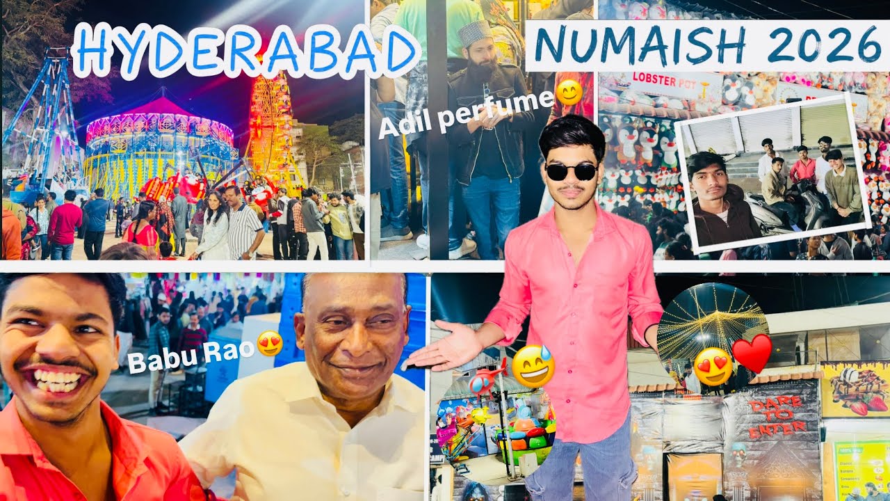|HYDERABAD BIGGEST NUMAISH EXHIBITION 2026😍♥️|HYDERABAD NAMPALLY EXHIBITION 😊🔥|
