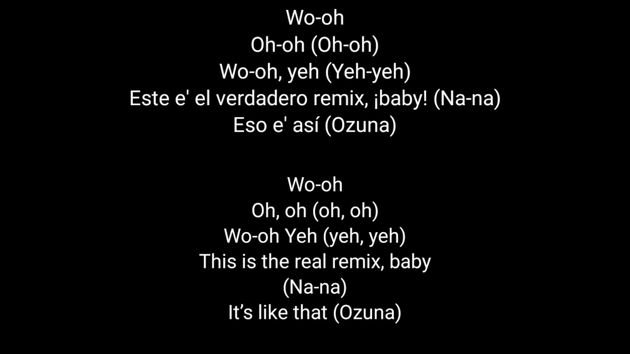 Te Bote Remix (Lyrics)(English) Nio Garcia, Casper, Darell, Bad Bunny, Ozuna, Nicky Jam