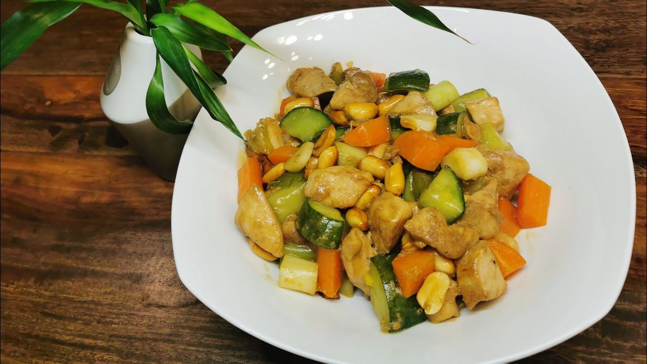 Délicieuse recette chinoise 🇨🇳 Comment cuisiner du poulet kung pao ! recette de poulet kung pao !