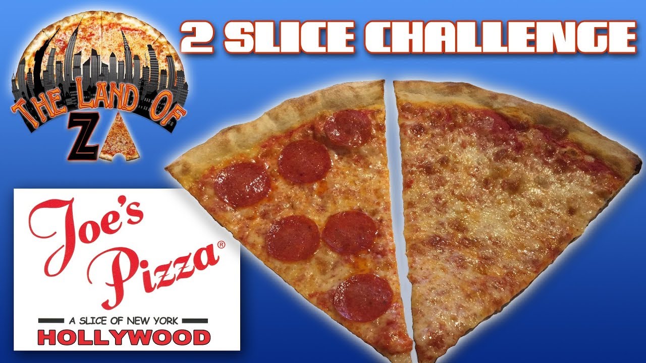 Joe's Pizza (Hollywood, CA) - 2 SLICE CHALLENGE NY Pizza Review