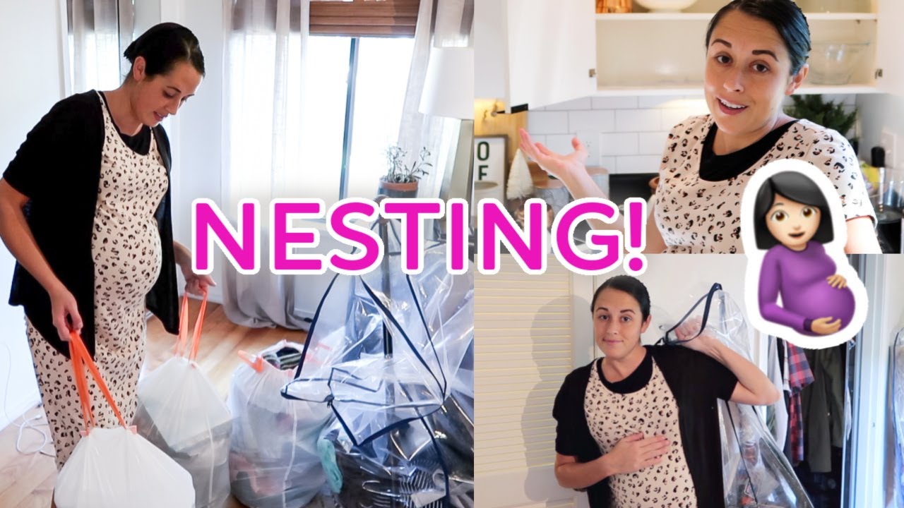 Decluttering My Whole House | Pregnancy Nesting & Organizing!