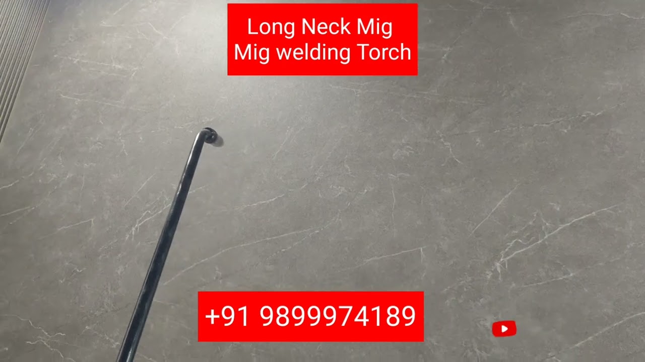 Long Neck Mig Welding Torch for overhead welding, deep depth metal components #migweldingtorch