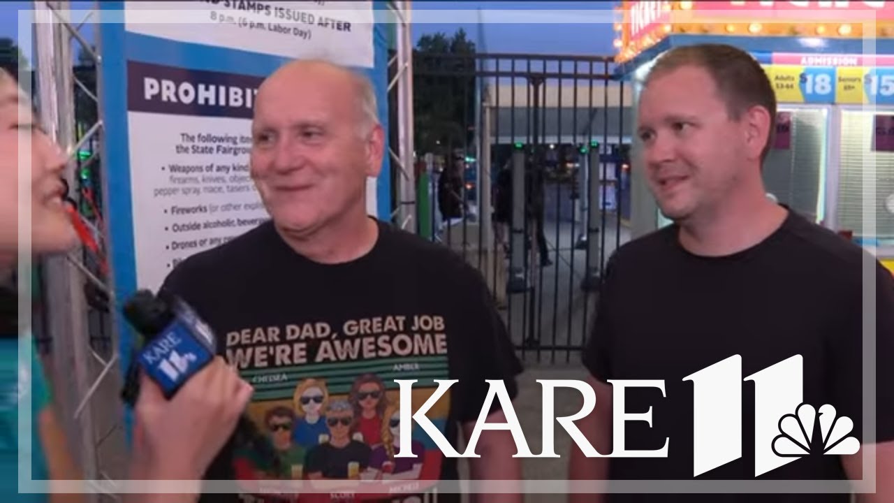 Who is first in line at the Minnesota State Fair?