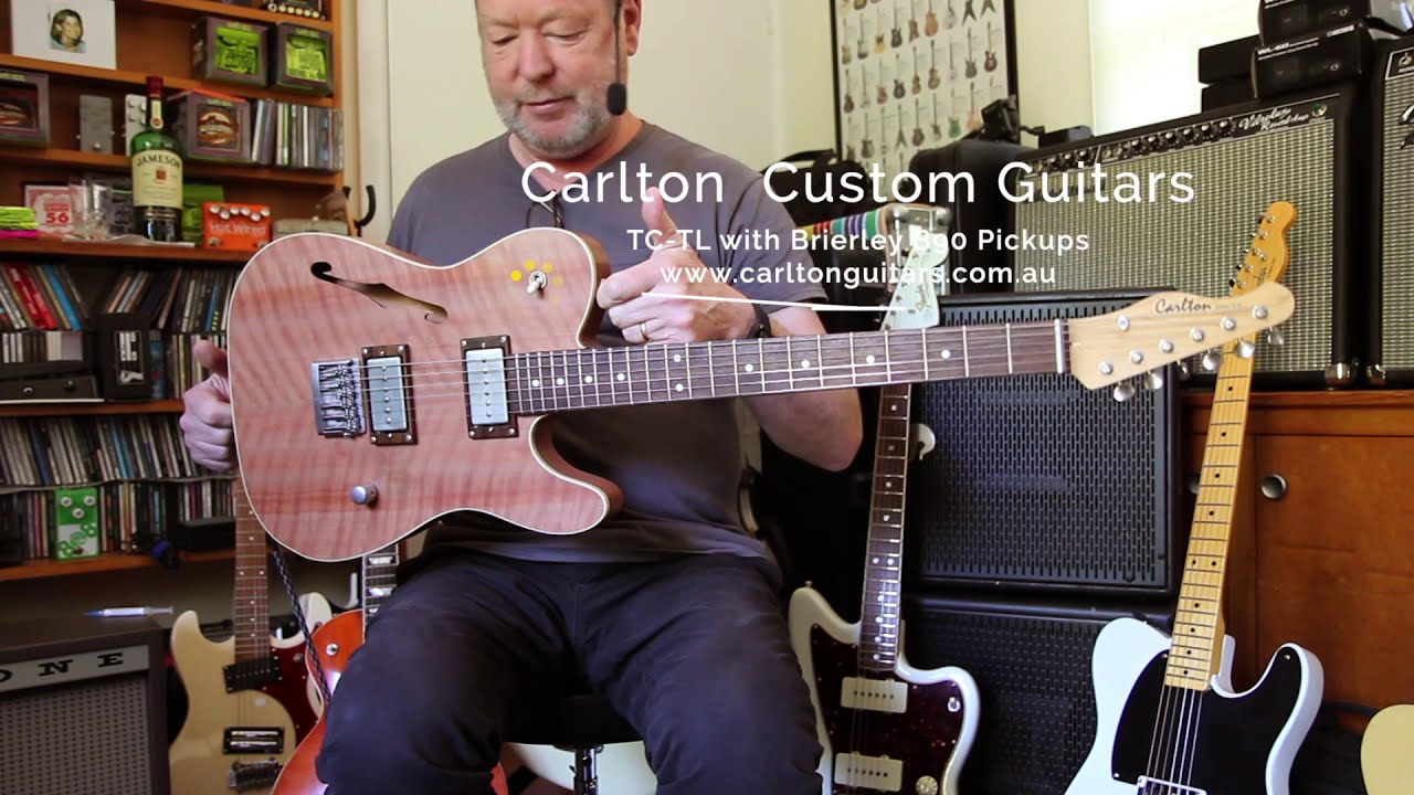 Carlton Custom Guitars TC -TL  |  Brierley B90 Pickups  |  Magnatone Twilighter Stereo