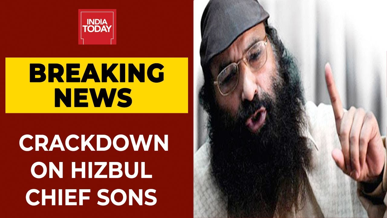 J&K Government Cracks Whip On Sons Of Hizbul Chief Salahuddin For Involvement In Terror Activities