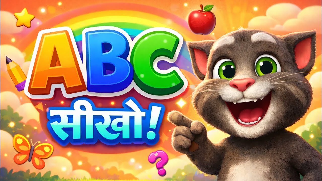 A For Apple  |  अ से अनार  |  Abcd Phonics Song  | Abcd For Kids  |  Jingli Pop Nursery Rhymes 