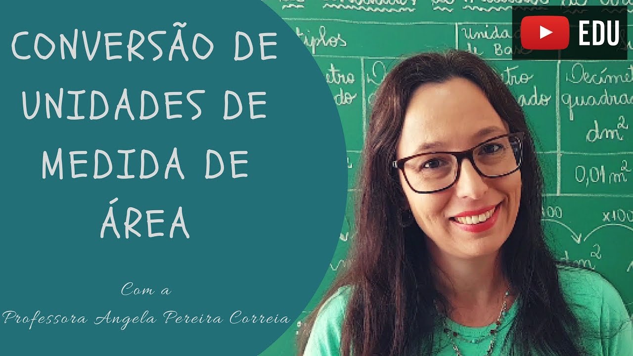 Conversão de Unidades de Medida de Área (Superfície) - Professora Angela