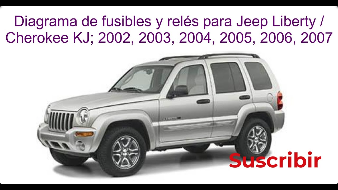 Diagrama de fusibles y relés para Jeep Liberty / Cherokee KJ 2002 / 2003 / 2004 / 2005 / 2006 / 2007