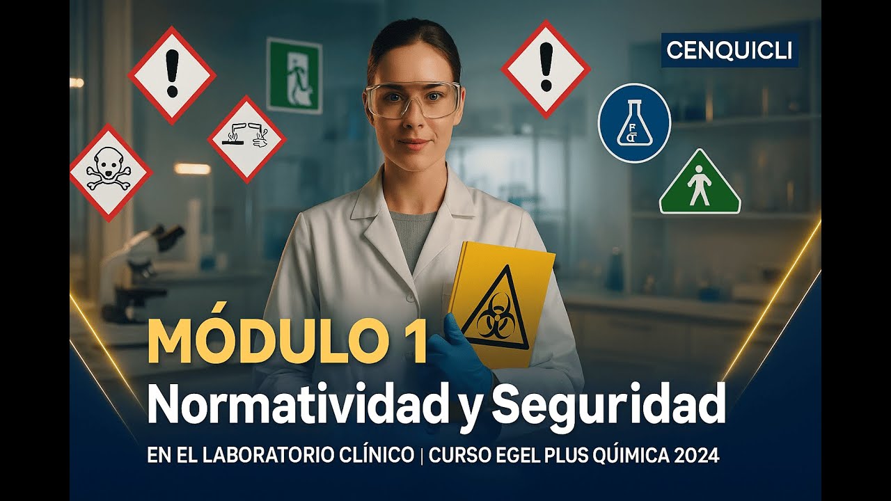 🔬 Normatividad y Seguridad en el Laboratorio Clínico | Curso EGEL Plus Química Clínica 2024 🧪