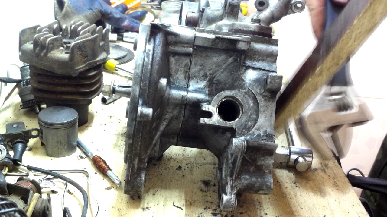 Переборка мотора AF-05 E скутера Honda Pal