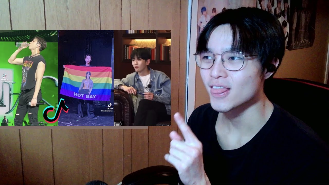 a gay reacts to KPOP TIKTOK EDITS COMPILATION