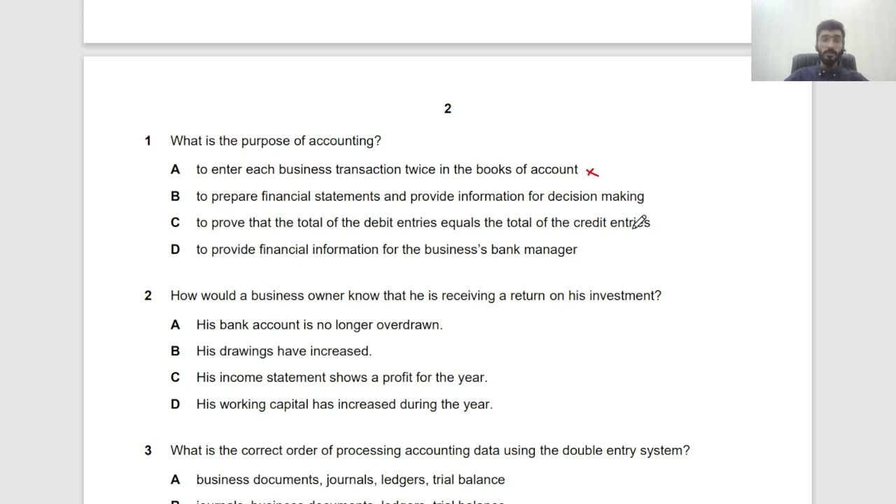 Feb Mar 2023 Paper 1 | IGCSE | O Level | Accounting Solved Past Papers | 0452/22/f/m/23