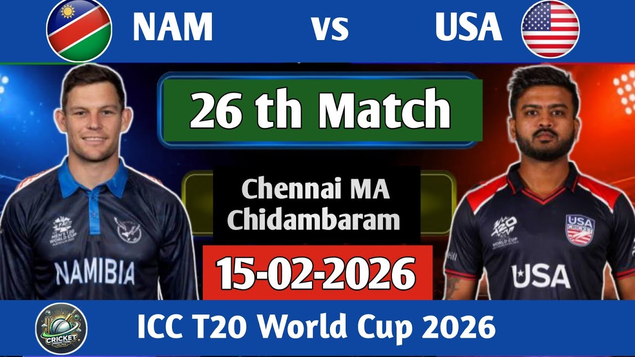 NAMIBIA vs USA T20 | ICC T20 WC 2026 | Match Analysis & Prediction | Namibia vs USA T20 Prediction