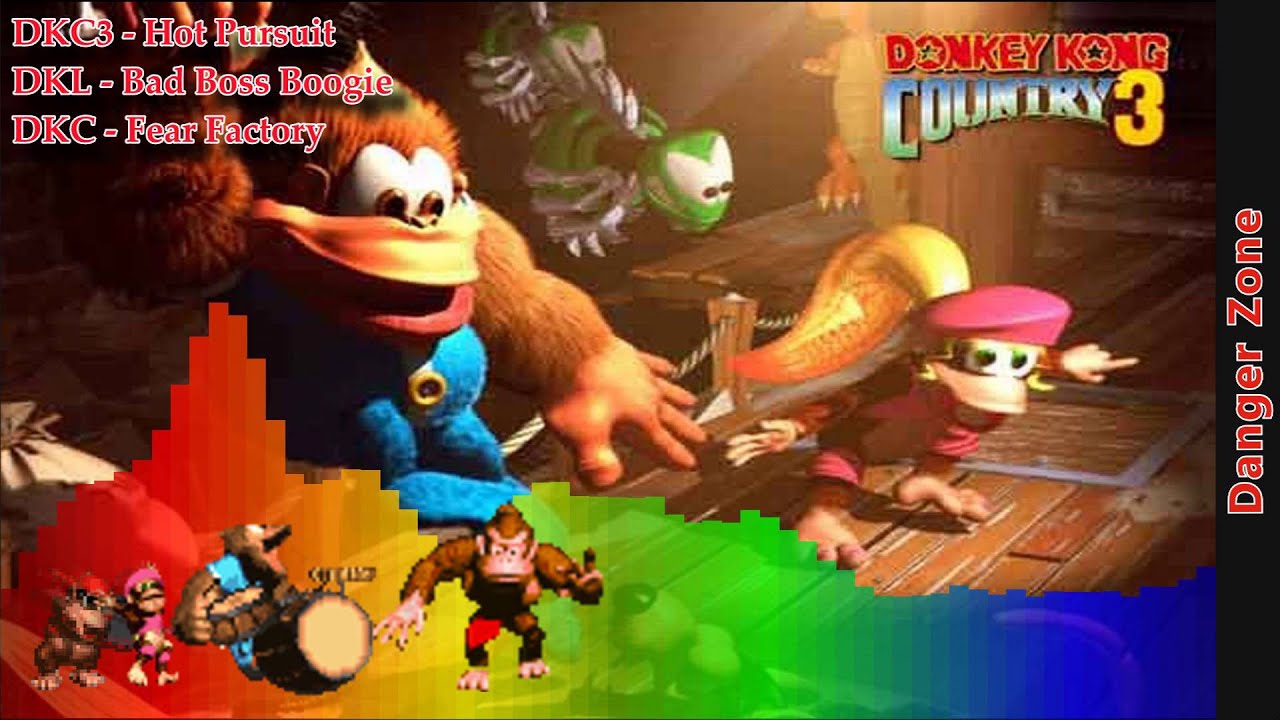 Donkey Kong Remix - Danger Zone [Hot Pursuit, Bad Boss Boogie, Fear Factory]
