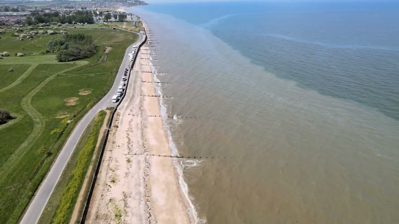 More Drone footage at Leysdown on Sea, Sheppey Kent. 17/05/2025