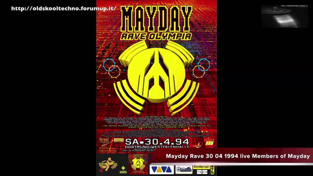 Mayday Rave 30 04 1994 live Members of Mayday