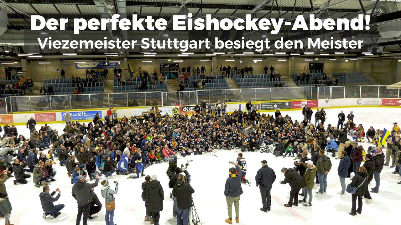 Der perfekte Hockeyabend! Highlights: Stuttgart Rebels vs. Eisbären Heilbronn (07.01.2023)