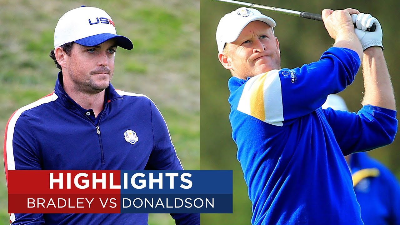 Jamie Donaldson vs Keegan Bradley | Extended Highlights | 2014 Ryder Cup