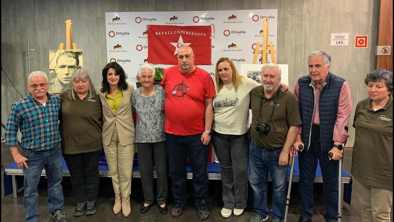 Ortuella recibe con todos los honores a su miliciano muerto en combate hace 87 años