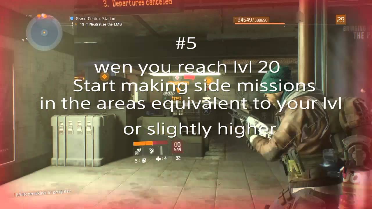 The Division - How to reach Level 30 FAST ( 6 Tips )