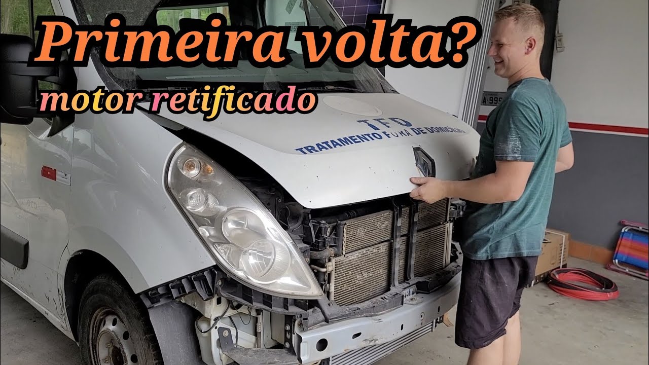 Fizemos o test drive na Renault Master do leilão com o motor novo,  retificado.