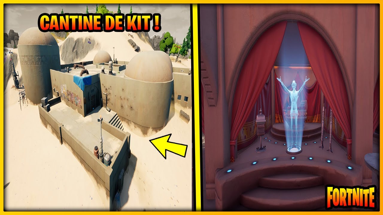 LOCALISATION ' CANTINE DE KIT ' NOUVEAU LIEU MAJ 15.30  , SAISON 5 [ FORTNITE ]