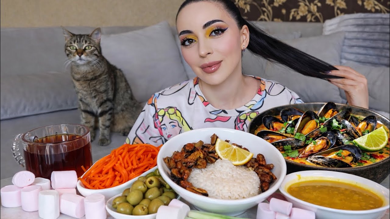 Я ВЕРНУЛАСЬ 💚 БЕЗ МУКБАНКОВ НЕ ИНТЕРЕСНО 🥥 Ayka Emilly 