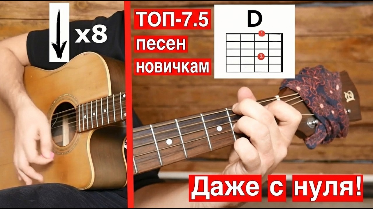 Эти песни сможешь сыграть даже с нуля!