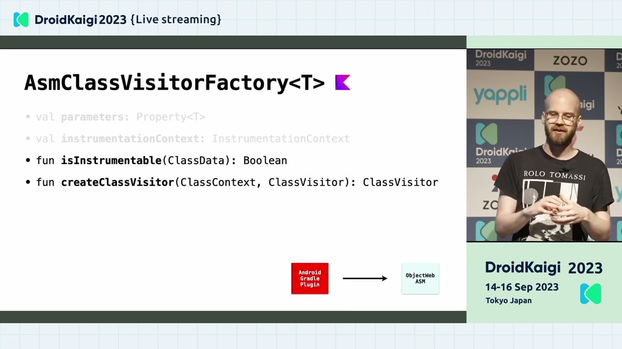 DroidKaigi 2023 - [EN] Introduction to Bytecode Instrumentation with AGP 8 | Marcel Schnelle