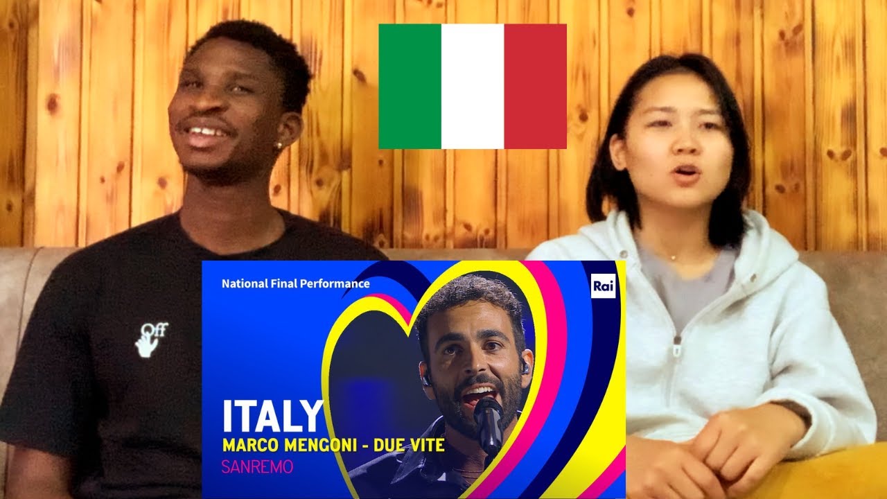 [ЕВРОВИДЕНИЕ 2023] | ЕЁ ПЕРВАЯ РЕАКЦИЯ НА ПЕСНЮ ИТАЛИИ 🇮🇹 | Марко Менгони - Due Vite |