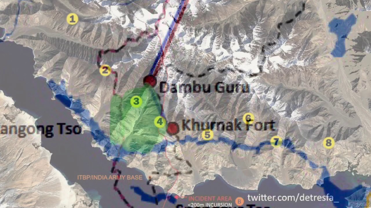 Pangong TSO Explained !!! Also explained India and China claims and dispute!!!