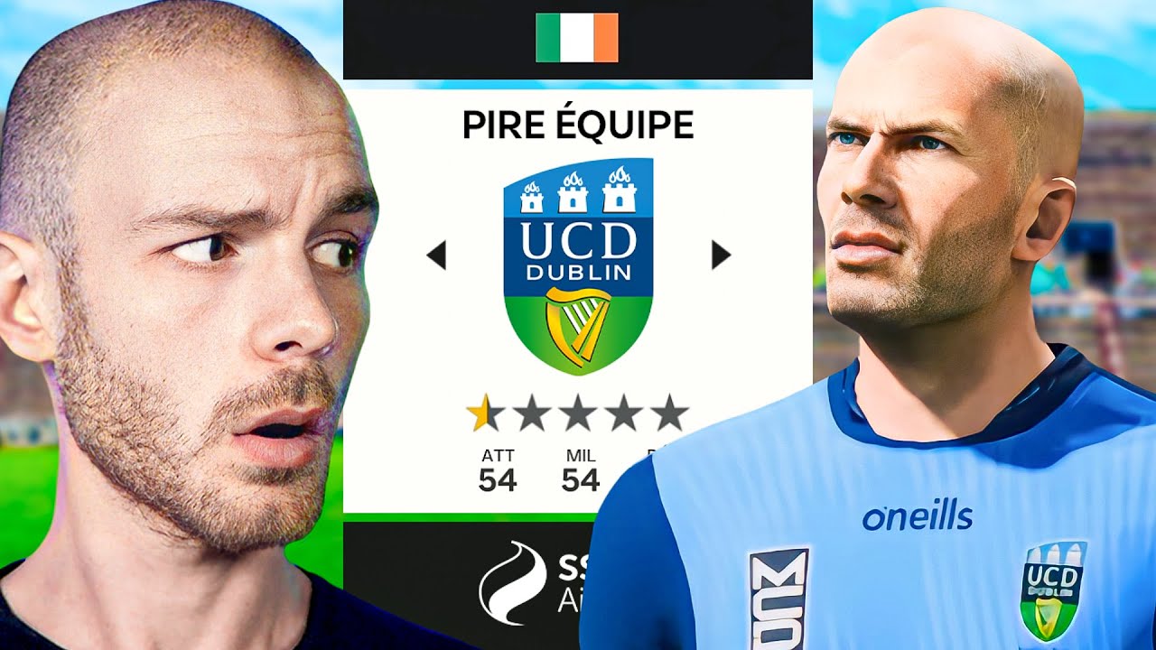 Je prends la PIRE ÉQUIPE mais chaque BUT, c'est +1 LÉGENDE !